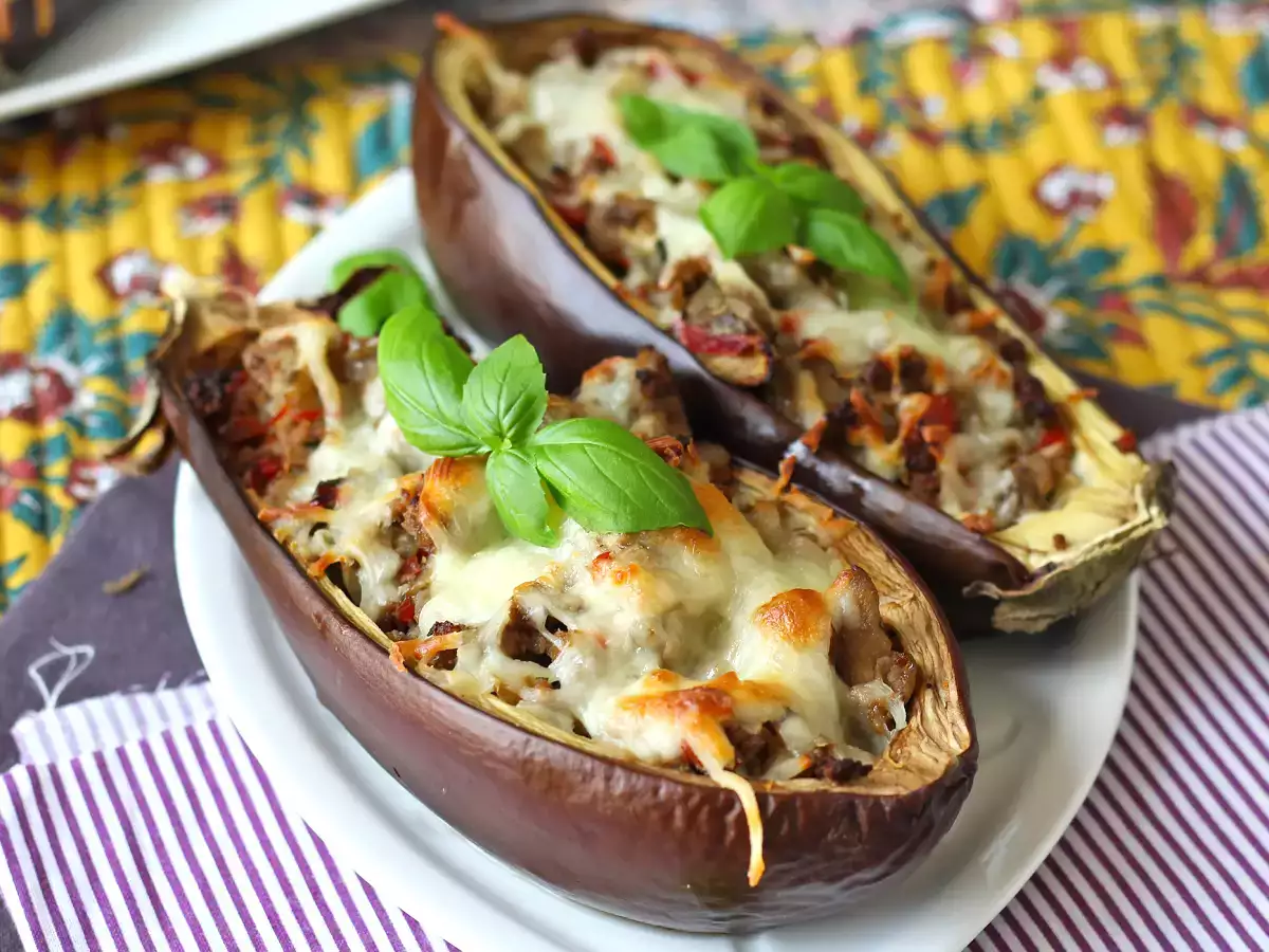 Terong isi dengan mozzarella au gratin - foto 5