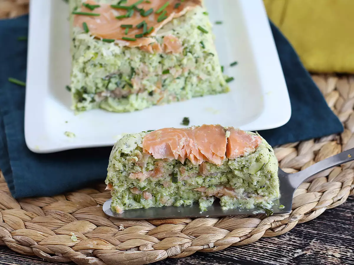 Terrin Zucchini dan Salmon Asap - foto 4
