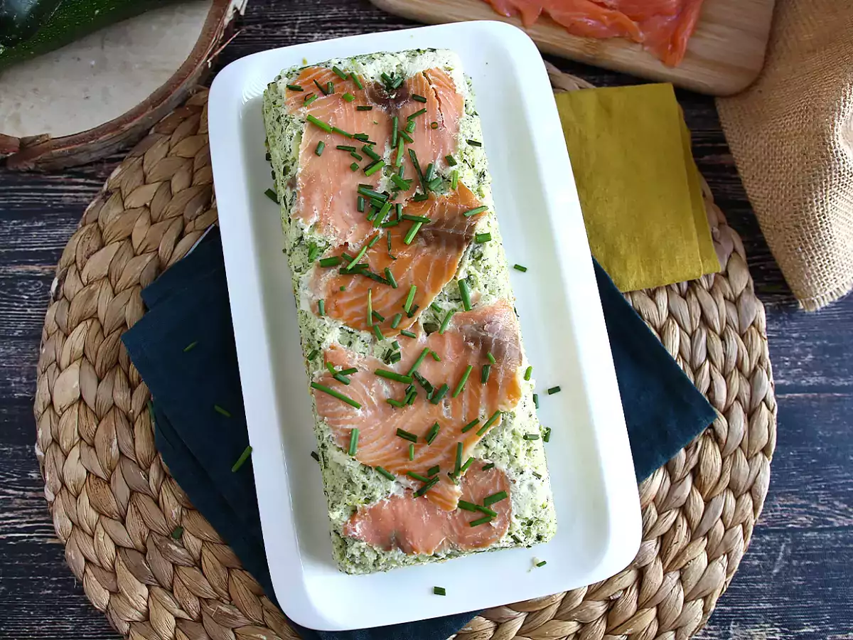 Terrine cukini dan salmon asap - foto 2