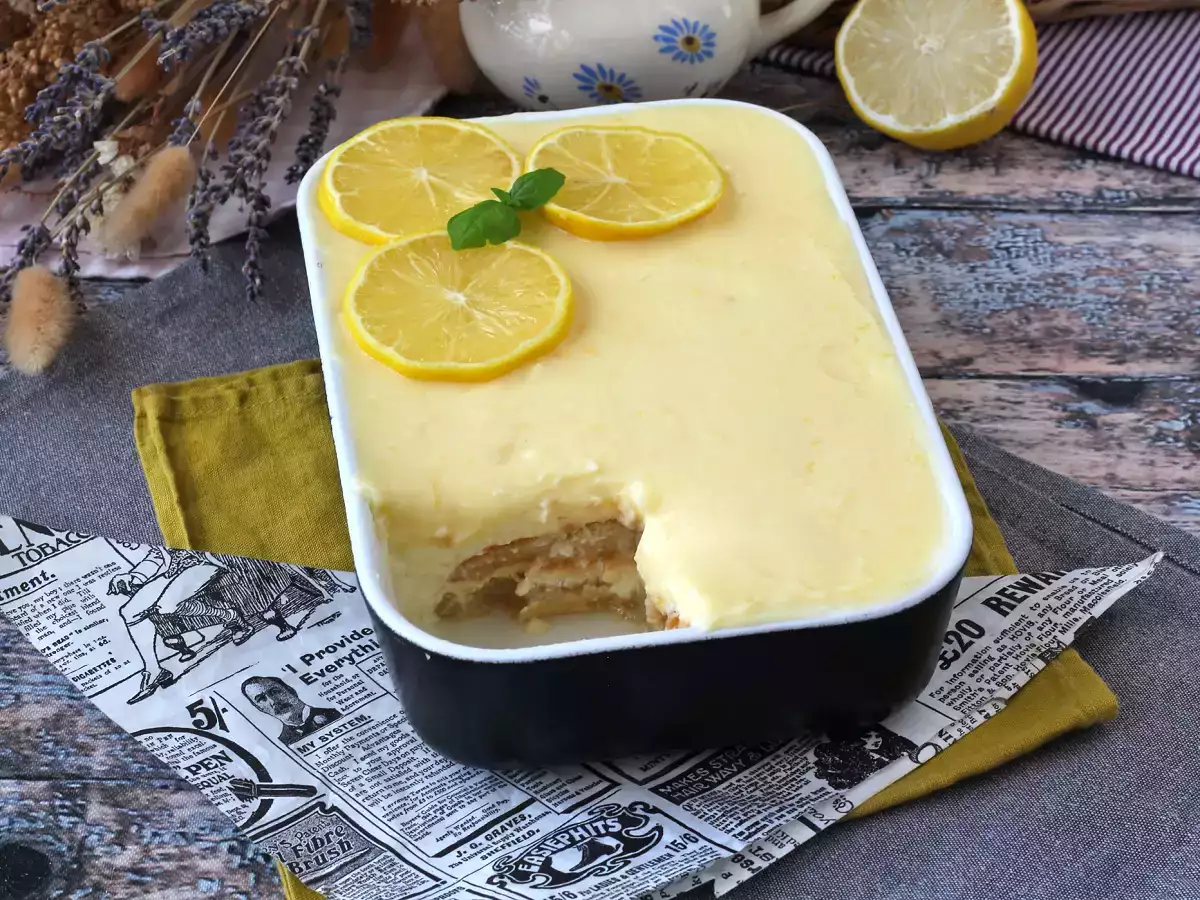 Tiramisu lemon, hidangan klasik dengan sentuhan rasa yang tajam - foto 4