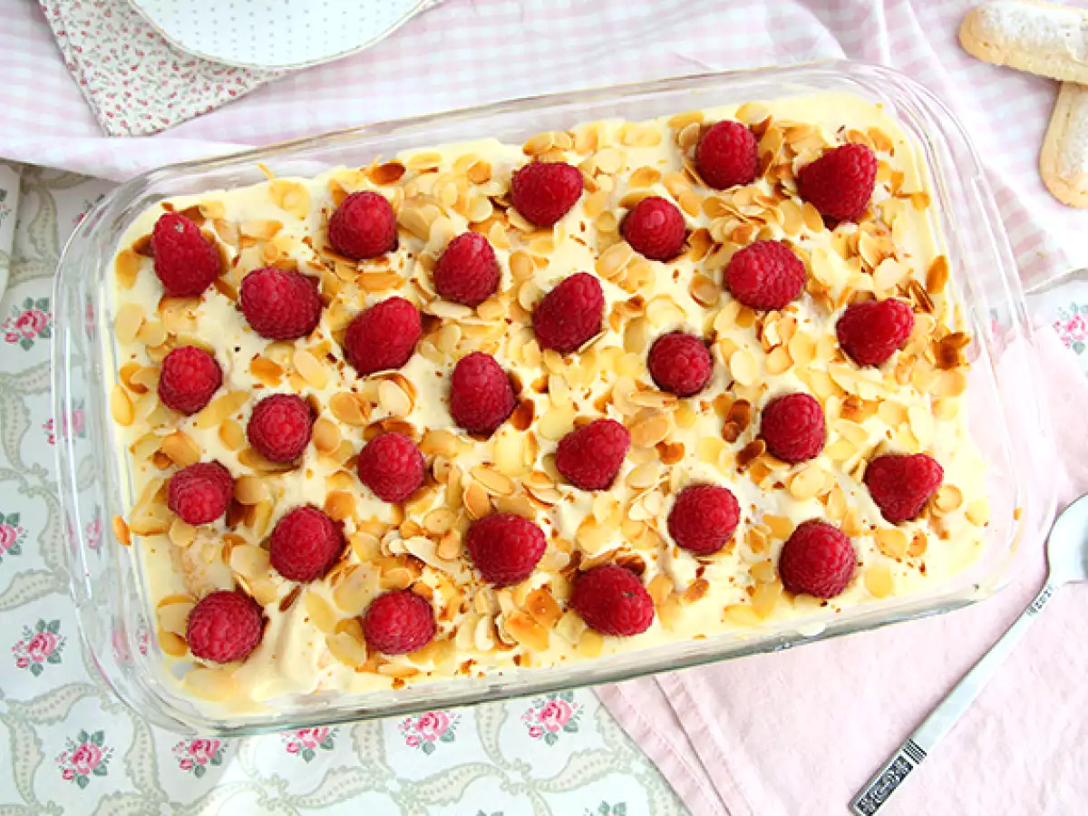 Tiramisu Rasberi yang Mudah dan Cepat - foto 2