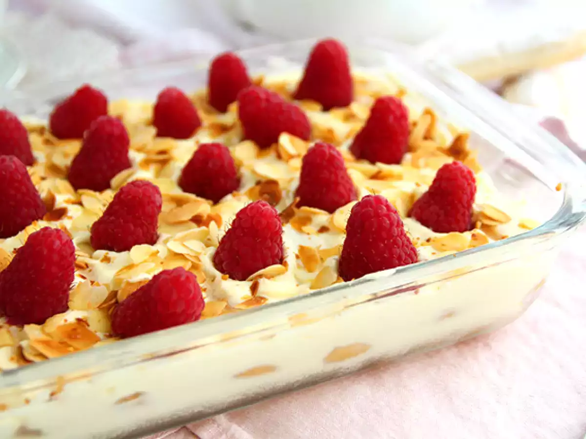 Tiramisu raspberry yang cepat dan mudah - foto 3
