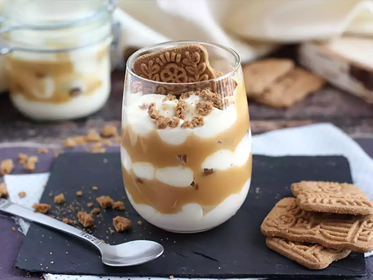 Tiramisu Speculoos dengan Karamel Mentega Asin - foto 2
