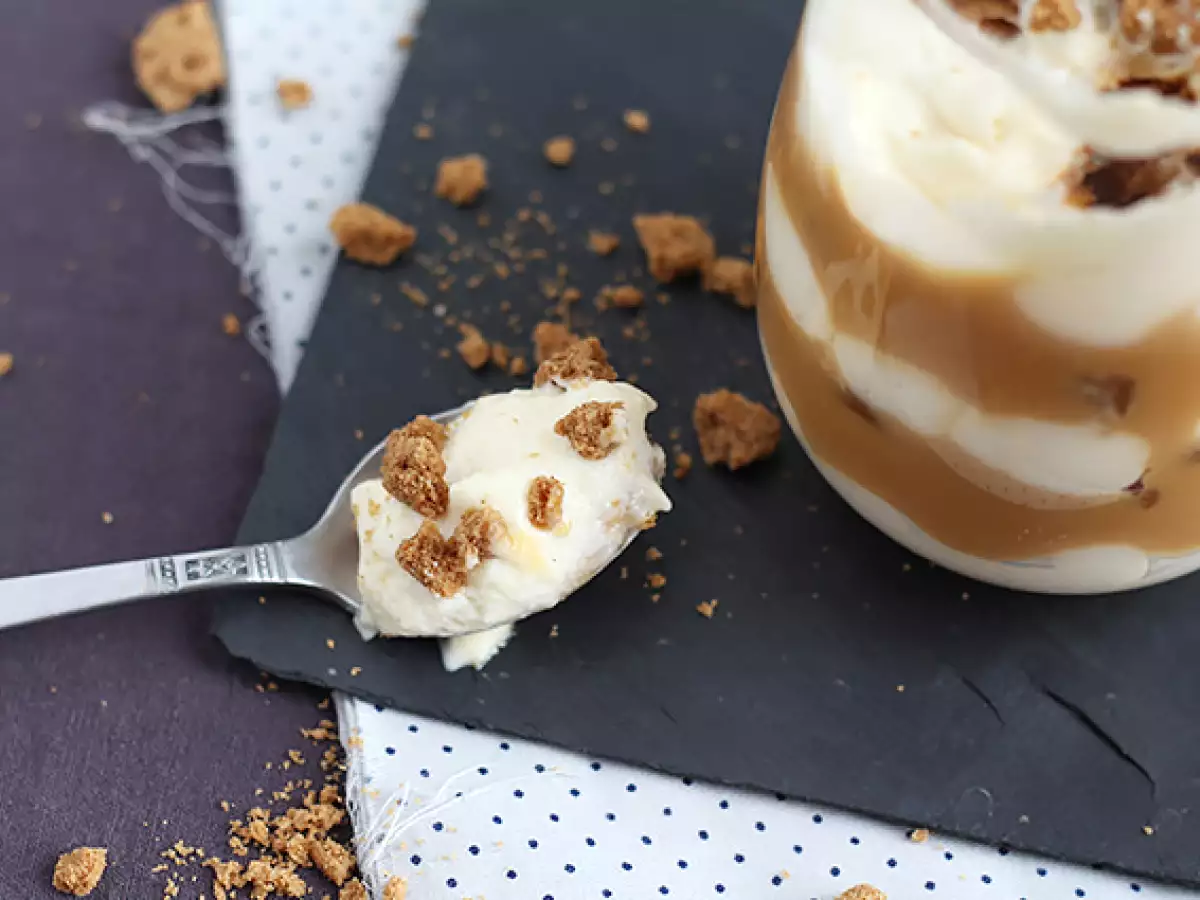 Tiramisu Speculoos dengan Karamel Mentega Asin - foto 5