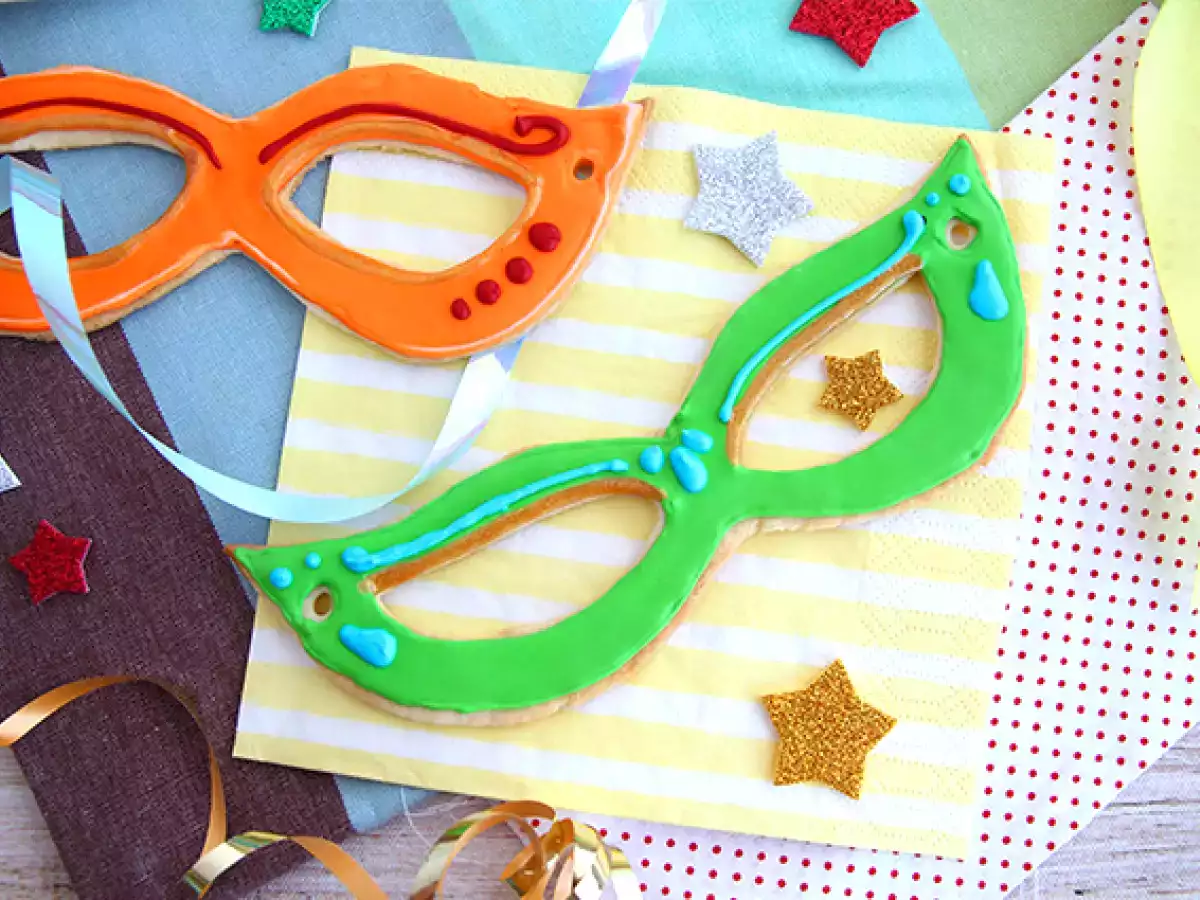 Topeng roti pendek karnaval - foto 5