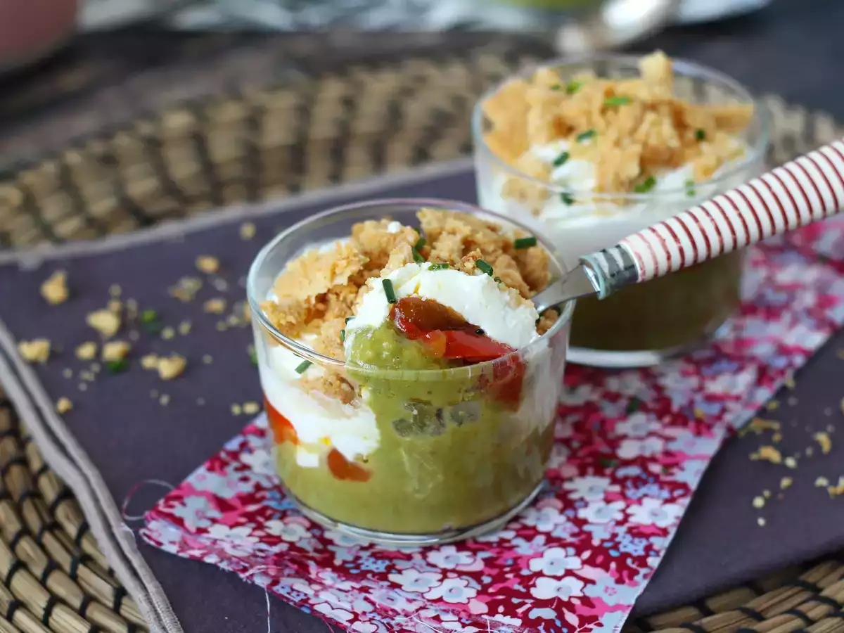 Verrine Vegetarian: Krim Kacang Polong, Crumble Parmesan, dan Krim Mascarpone - foto 8
