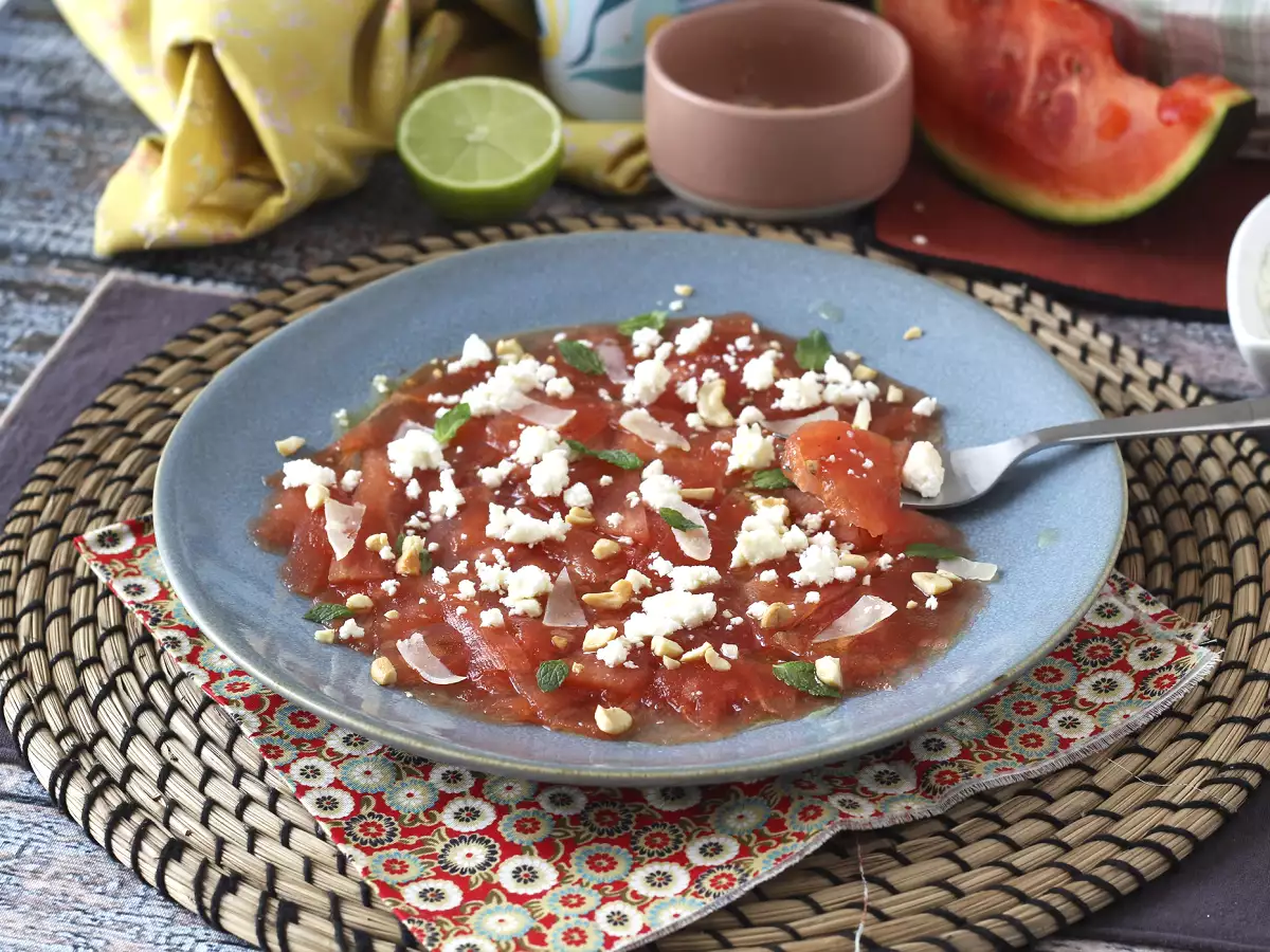 Watermelon Carpaccio: makanan pembuka musim panas yang menyegarkan - foto 7