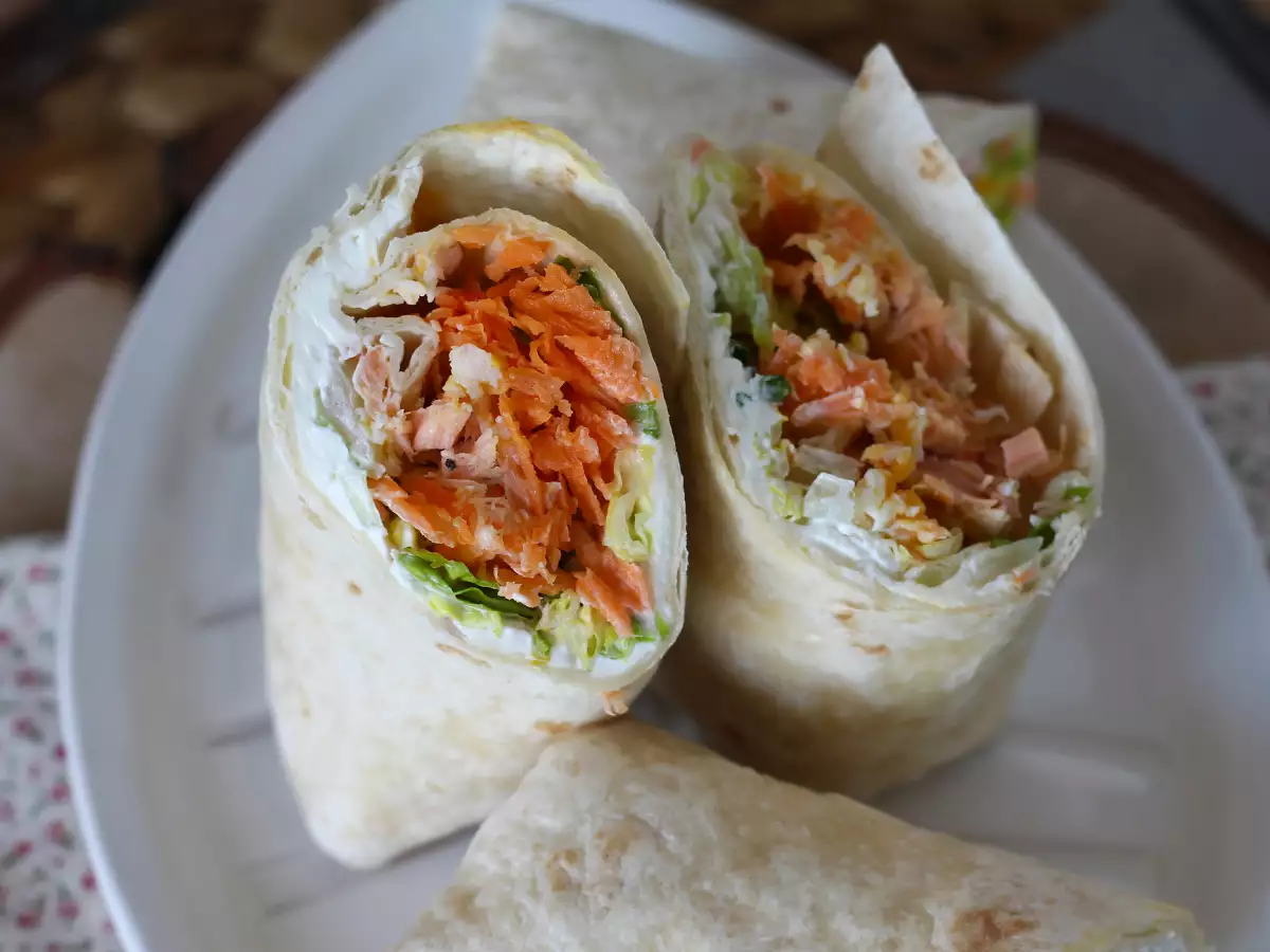 Wrap salmon, sandwich praktis dan sempurna untuk dibawa ke mana saja - foto 5