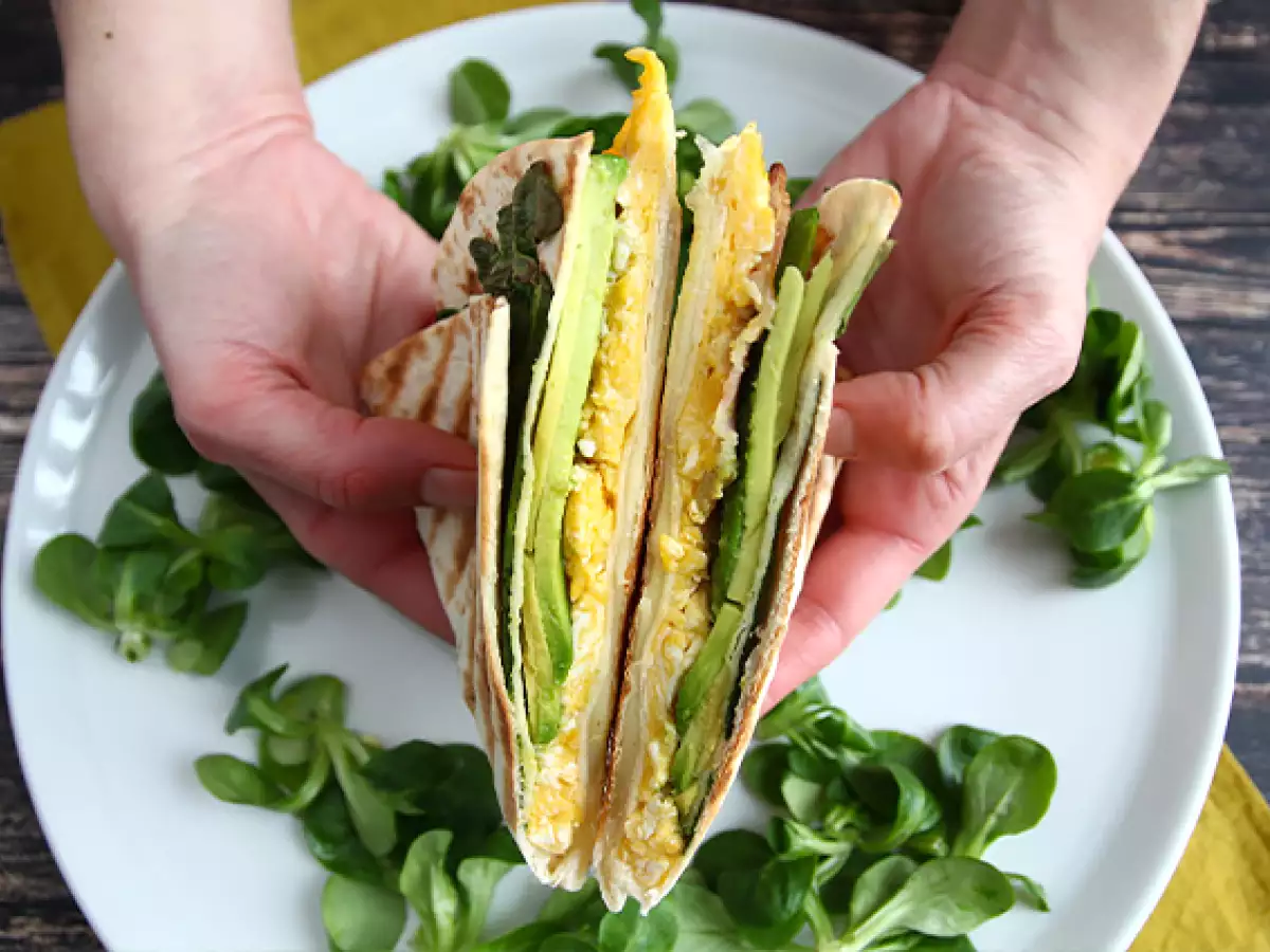 Wrap Tortilla Panggang ala Brunch – Tortilla Wrap Hack