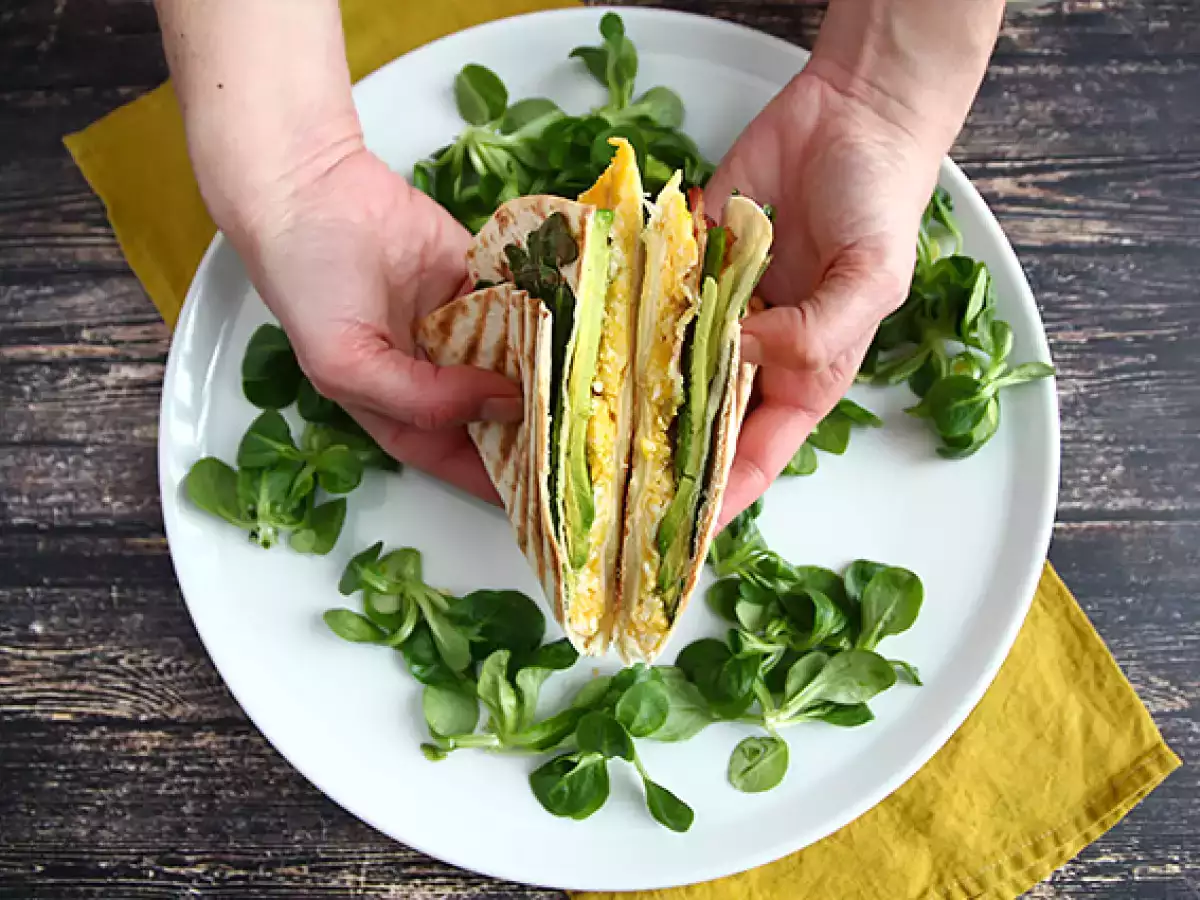 Wrap Tortilla Panggang ala Brunch – Tortilla Wrap Hack - foto 3