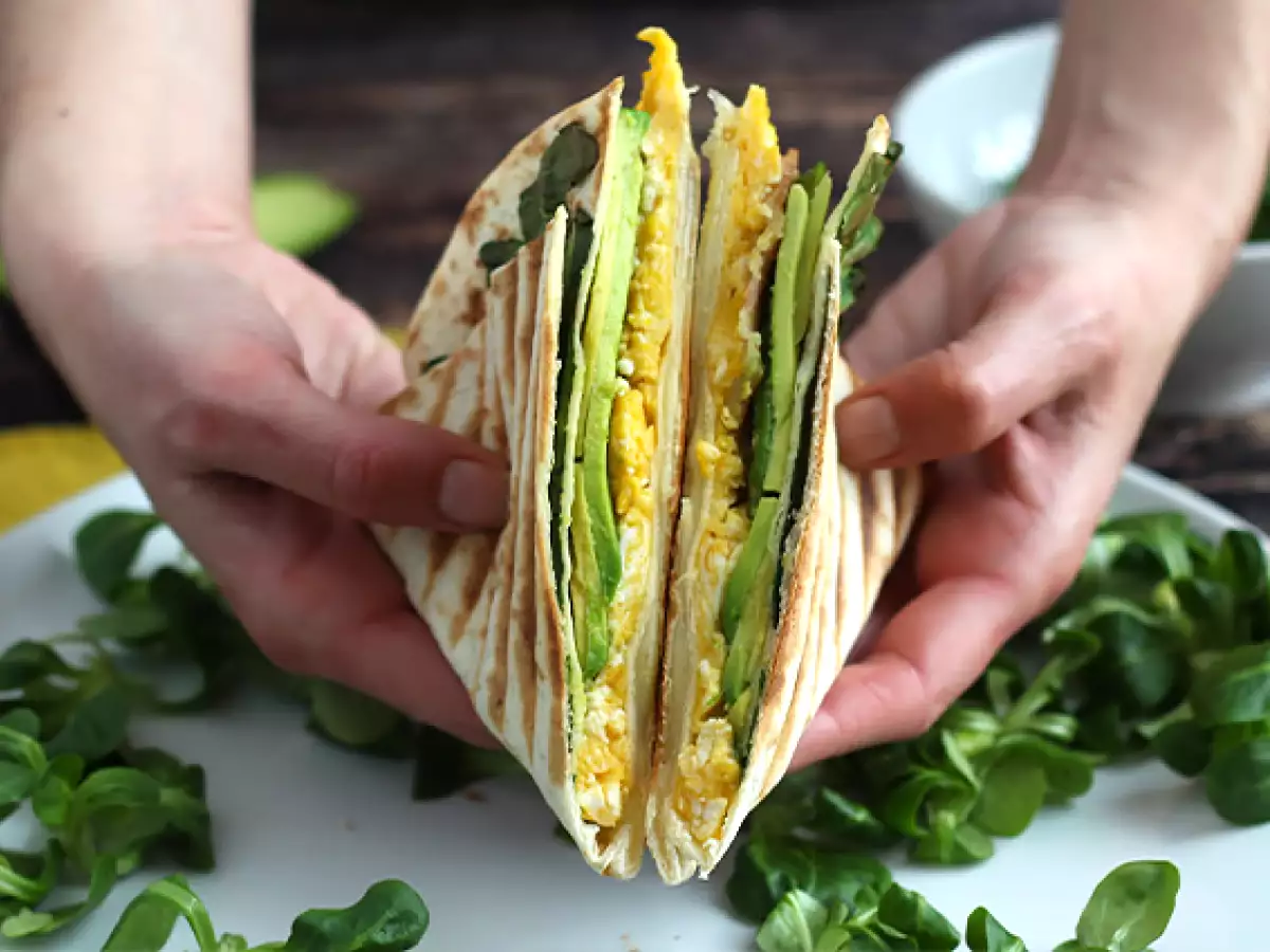 Wrap Tortilla Panggang ala Brunch – Tortilla Wrap Hack - foto 4