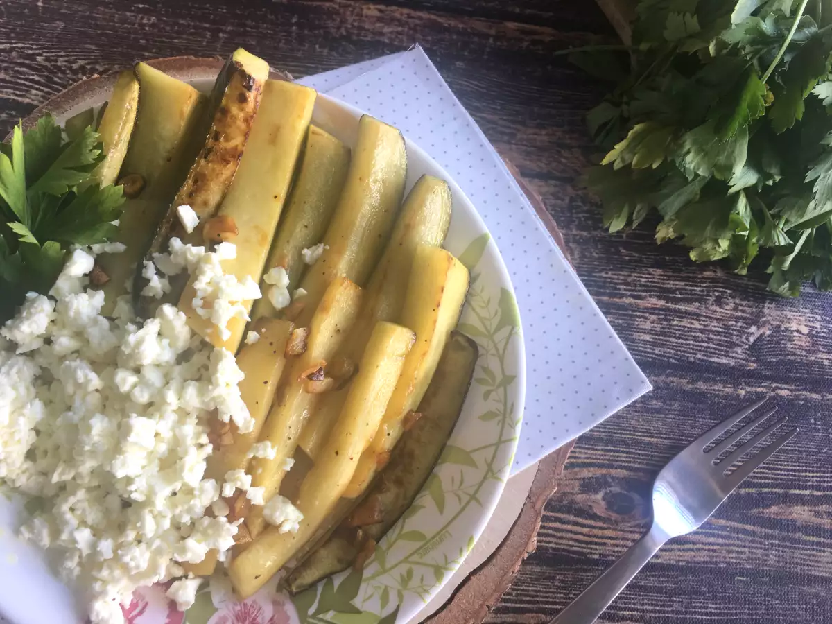 Zukini dengan Lemon dan Keju Feta - foto 2