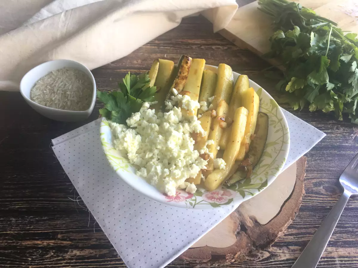 Zukini dengan Lemon dan Keju Feta - foto 4